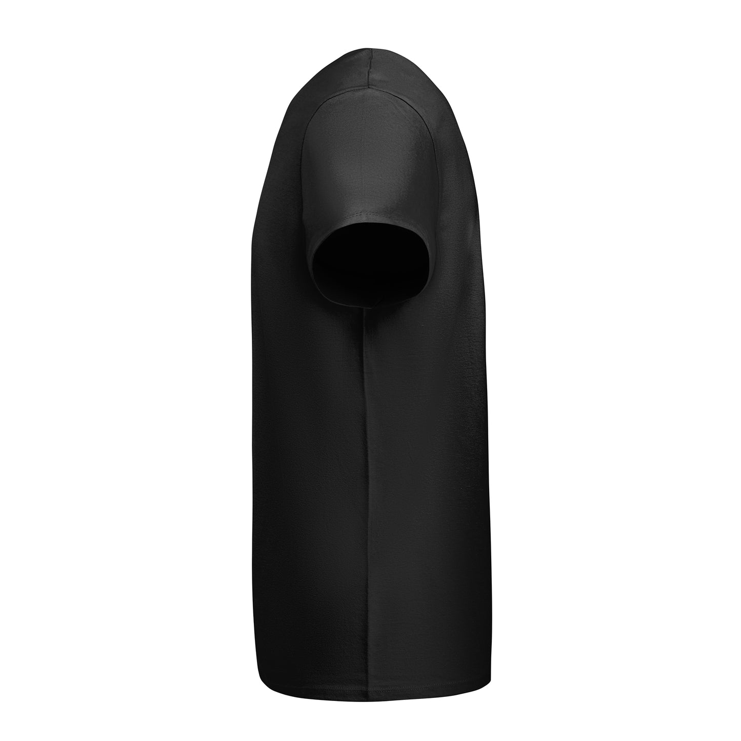 T-shirt Noir Trois-Quarts Aile