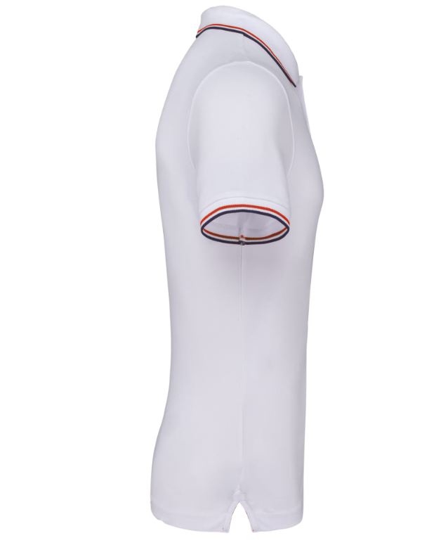 Polo blanc Tricolore