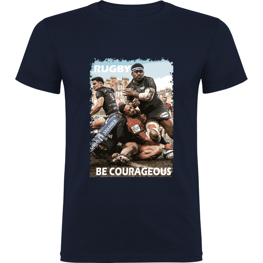 T-shirt Navy "Be courageous"