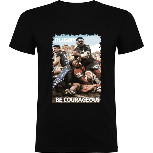 T-shirt Noir "Be courageous"