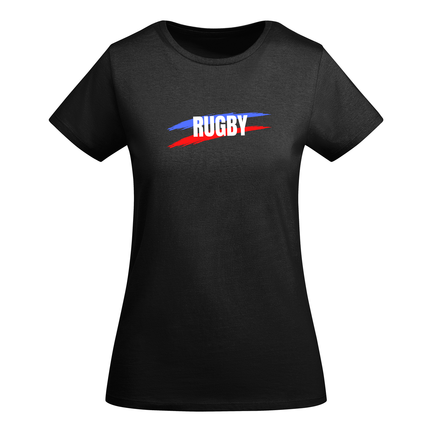 T-shirt tricolore noir