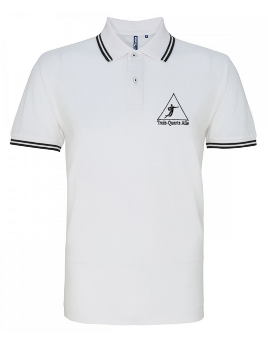 Polo Tipped Blanc